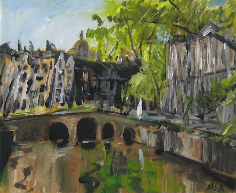 AMSTERDAM, Acryl auf Leinen, 50 x 60 cm